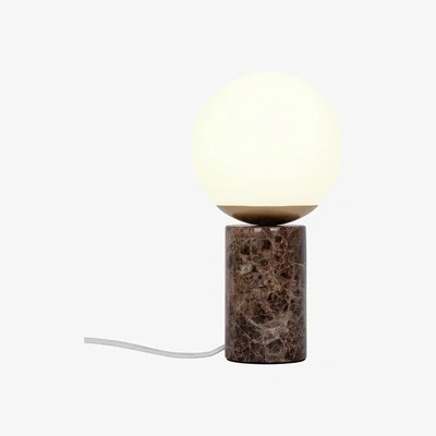 Habitat Nordlux Lilly Marble LED Table Lamp - Brown