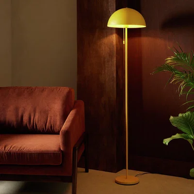 Habitat Habitat Modern Mushroom Floor Lamp - Yellow