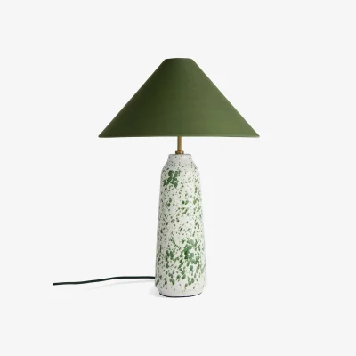 Habitat Habitat Jaxx Ceramic Table Lamp - Green & White