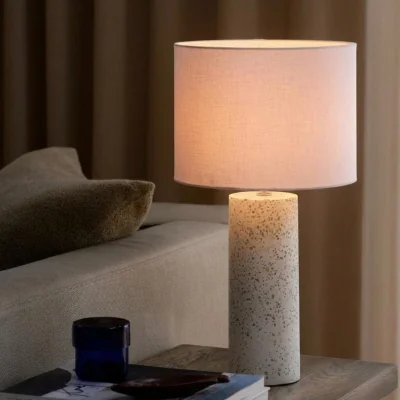 Habitat Nordlux Antiga Terrazzo Table Lamp - White