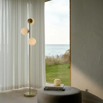 Habitat Nordlux Lilly Multihead Floor Lamp - Brass