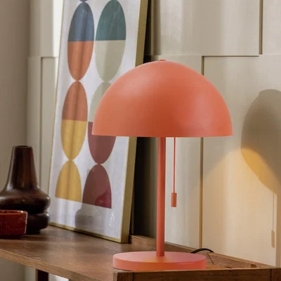 Habitat Habitat Mushroom 40cm Metal Table Lamp - Orange