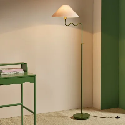 Habitat Habitat Wiggle and Taper Floor Lamp - Green & White