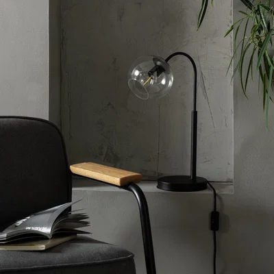 Habitat Habitat Coleman Metal Table Lamp - Matte Black