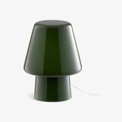 Habitat Habitat Flore Glass Table Lamp - Green