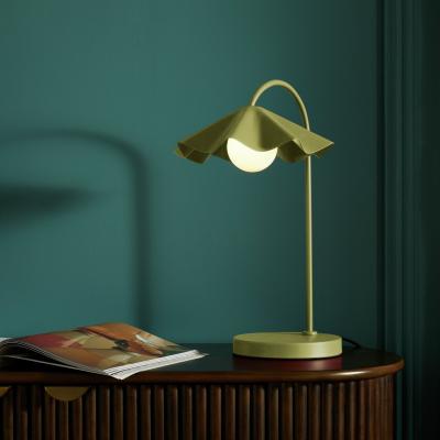 Habitat Habitat Yuno Pleat Metal Table Lamp - Olive