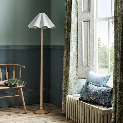 Habitat Habitat x Morris & Co. Wooden Floor Lamp Base Only - Natural
