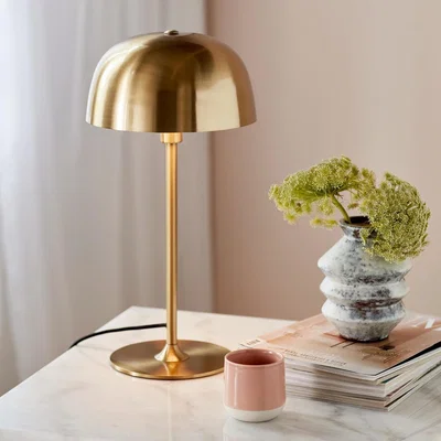Habitat Nordlux Cera LED Table Lamp - Brass
