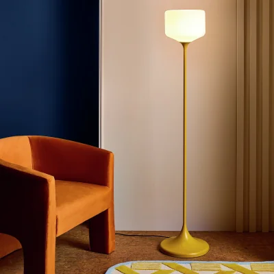 Habitat Habitat Rory Trumpet Floor Lamp - Mustard