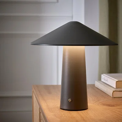Habitat Habitat Kiro Rechargeable LED Touch Table Lamp - Charcoal