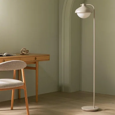 Habitat Habitat Acorn Metal Floor Lamp - Latte