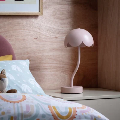 Habitat Habitat Rechargeable Scallop Metal LED Table Lamp - Pink