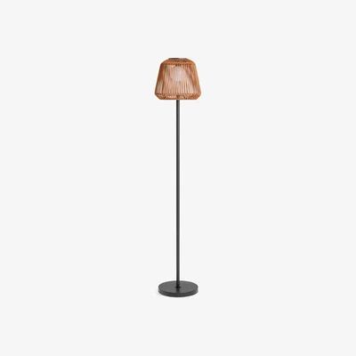Habitat Habitat Solar Rattan Floor Lamp