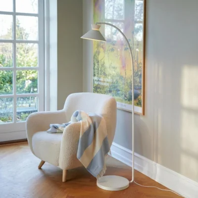 Habitat Nordlux Dial Metal Statement Floor Lamp - White