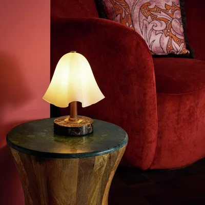 Habitat Habitat x Morris & Co. Glass Shade Table Lamp