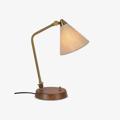 Heal's Heal's Dryden Table Lamp Walnut & Natural