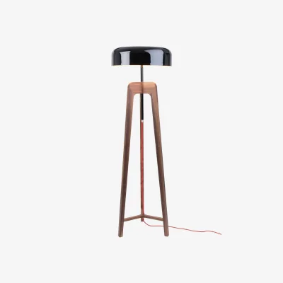 Heal's Heal's Pileo Alta Floor Lamp Walnut & Black