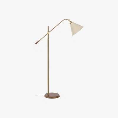 Heal's Heal's Dryden Floor Lamp Walnut/Natural