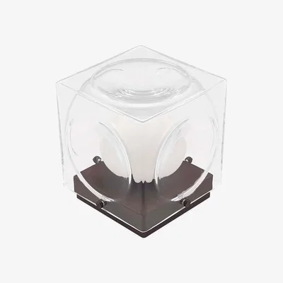 Heal's Lee Broom Chant Portable Table Lamp Clear & Bronze
