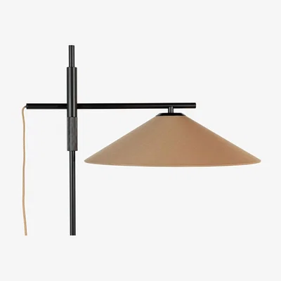 Heal's Heal's Armstrong Adjustable Floor Lamp Black & Natural