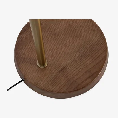 Heal's Heal's Dryden Floor Lamp Walnut & Natural