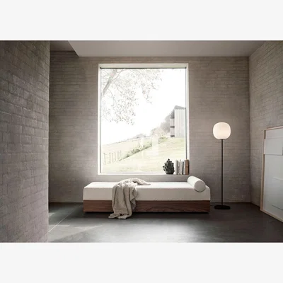 Heal's Lantern Floor Lamp Black Base