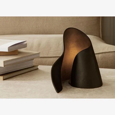 Heal's Oyster Table Lamp Black