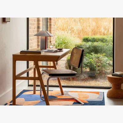 Heal's Heal's Linje Fabric Table Lamp Blue