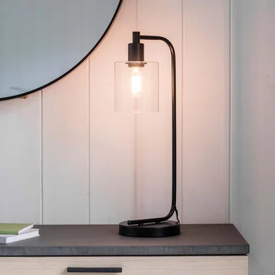 Homebase Clancy Table Lamp - Black