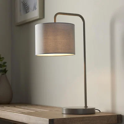 Homebase Kendal Table Lamp - Grey