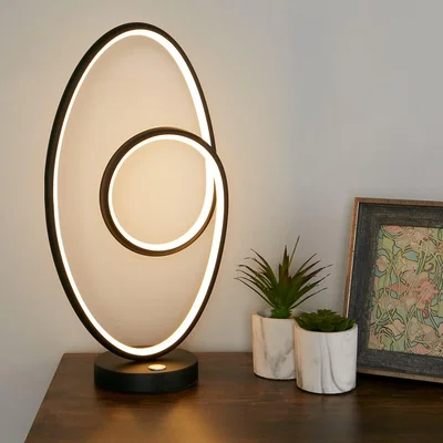 Homebase Sasha LED Table Lamp - Black