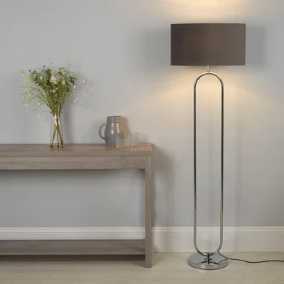 Homebase Chrome Floor Lamp