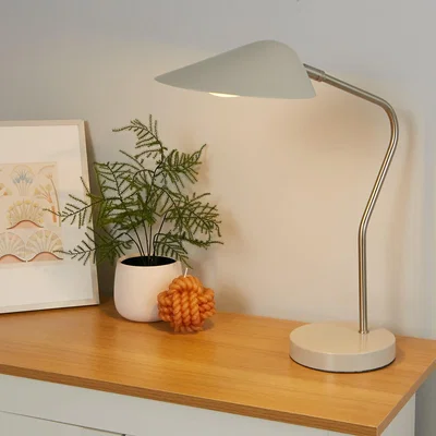 Homebase Laila Table Lamp - Stone
