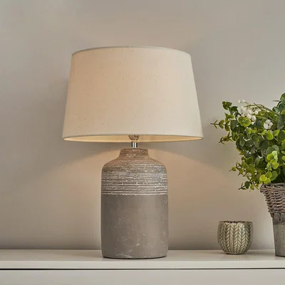 Homebase Whitby Stoneware Table Lamp