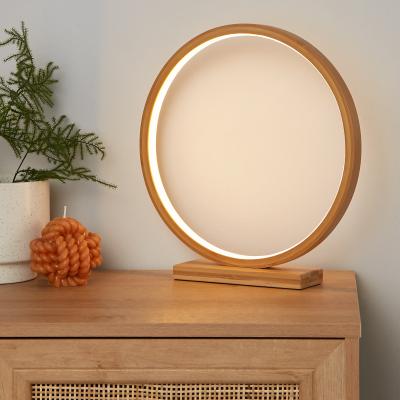 Homebase Malibu LED Table Lamp - Bamboo