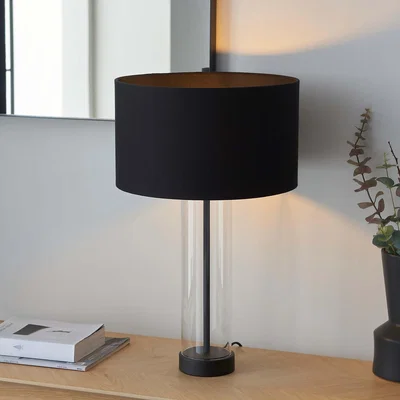 Homebase Gills Table Lamp - Black
