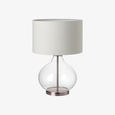 Industville Knurled Glass Drop Table Lamp - Bronze