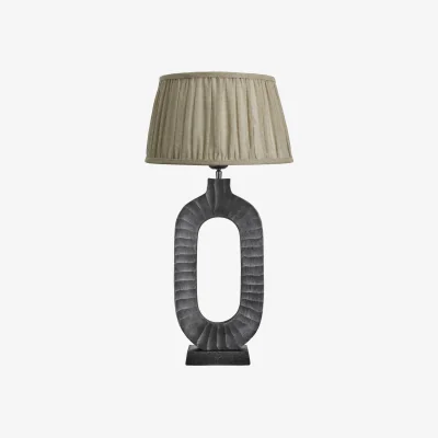 Industville Ornate Oval Table Lamp