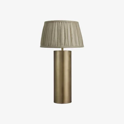 Industville Pillar Geometric Cylinder Table Lamp