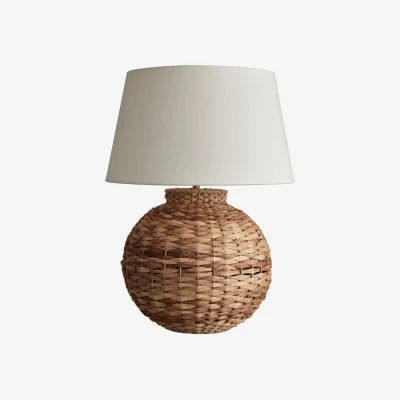 Industville Sea Grass Round Table Lamp