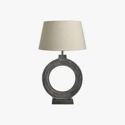 Industville Ornate Circle Table Lamp