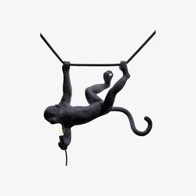 John Lewis Seletti Monkey Swing Lamp, Black