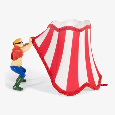 John Lewis Seletti Circus AbatJour Super Jimmy Table Lamp, Red/Multi