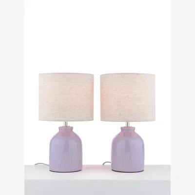 John Lewis John Lewis Carlow Table Lamp, Set of 2