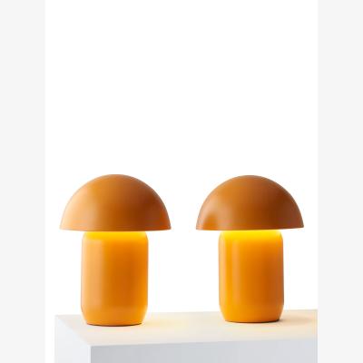John Lewis John Lewis Mini Mushroom Rechargeable Table Lamp, Set of 2