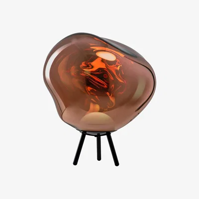 John Lewis Tom Dixon Melt Portable LED Floor Lamp, Copper