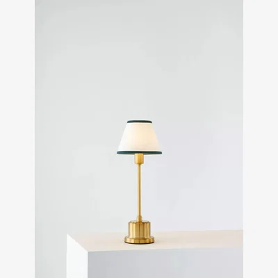 John Lewis John Lewis Grainger Rechargable Portable Table Lamp, Brass