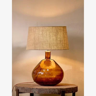 John Lewis Nkuku Baba Glass Lamp Base, Amber