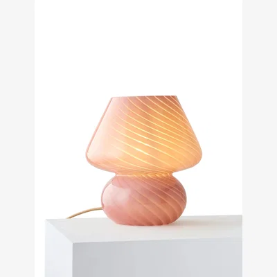 John Lewis John Lewis Glass Mushroom Table Lamp