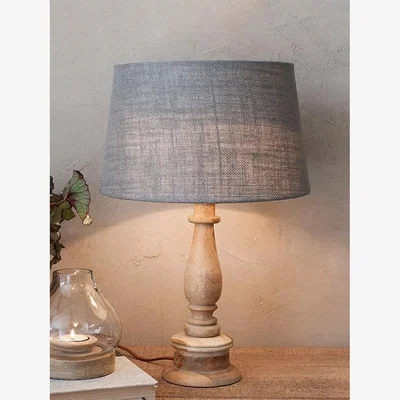 John Lewis Nkuku Usha Mango Wood Lamp Base, Natural